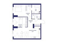 Планировка  2-комнатной квартиры, 70,2 м2