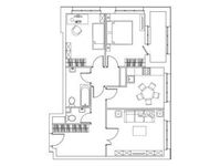 Планировка 3-комнатной квартиры, 77,9 м2