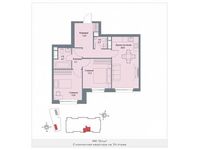Планировка 2-комнатной квартиры, 66,9 м2