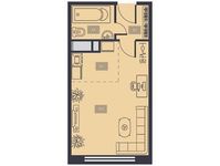 Планировка 1-комнатной квартиры, 30,9 м2