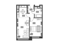 Планировка 2-комнатной квартиры, 39,3 м2