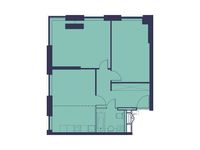 Планировка 3-комнатной квартиры, 73,7 м2