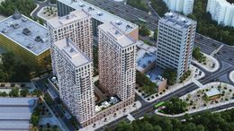 Планировка 1-комнатной квартиры, 57 м2