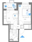 Планировка 1-комнатной квартиры, 31,73 м2