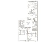 Планировка 3-комнатной квартиры, 67,4 м2