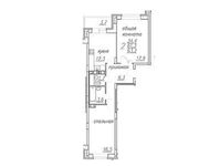 Планировка 2-комнатной квартиры, 63,2 м2