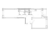 Планировка 2-комнатной квартиры, 62,1 м2