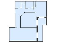 Планировка 2-комнатной квартиры, 76,1 м2
