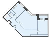 Планировка 2-комнатной квартиры, 81,5 м2