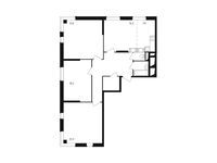 Планировка 4-комнатной квартиры, 106,2 м2