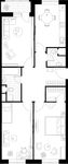 Планировка 3-комнатной квартиры, 89,1 м2