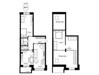 Планировка 3-комнатной квартиры, 83,28 м2