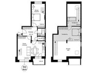 Планировка 3-комнатной квартиры, 80,46 м2