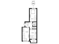 Планировка 2-комнатной квартиры, 78,96 м2
