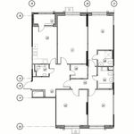 Планировка 4-комнатной квартиры, 113,9 м2