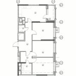 Планировка 3-комнатной квартиры, 73,21 м2