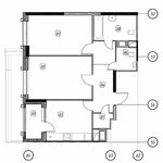 Планировка 2-комнатной квартиры, 62,09 м2