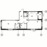Планировка 2-комнатной квартиры, 69 м2