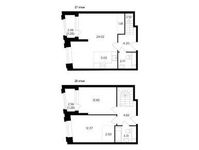 Планировка 3-комнатной квартиры, 78,3 м2