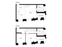 Планировка 3-комнатной квартиры, 84,71 м2