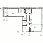 Планировка 3-комнатной квартиры, 90,49 м2