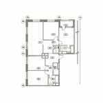 Планировка 4-комнатной квартиры, 121,3 м2