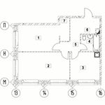 Планировка 2-комнатной квартиры, 62,28 м2