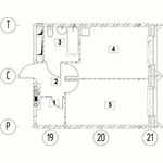 Планировка 1-комнатной квартиры, 41,51 м2