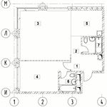 Планировка 2-комнатной квартиры, 70,88 м2