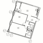 Планировка 2-комнатной квартиры, 69,9 м2
