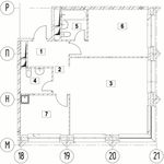 Планировка 2-комнатной квартиры, 70,2 м2