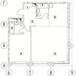 Планировка 2-комнатной квартиры, 70,42 м2