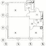 Планировка 2-комнатной квартиры, 71,33 м2
