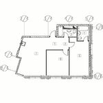 Планировка 2-комнатной квартиры, 68,7 м2