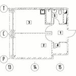 Планировка 1-комнатной квартиры, 37,2 м2