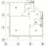 Планировка 2-комнатной квартиры, 62,77 м2