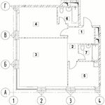 Планировка 2-комнатной квартиры, 70,13 м2
