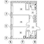 Планировка 2-комнатной квартиры, 53 м2
