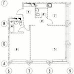 Планировка 2-комнатной квартиры, 69,54 м2