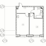 Планировка 1-комнатной квартиры, 49,9 м2