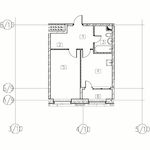 Планировка 1-комнатной квартиры, 42,2 м2