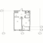 Планировка 1-комнатной квартиры, 41,6 м2