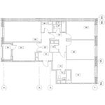 Планировка 4-комнатной квартиры, 109,1 м2