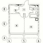 Планировка 1-комнатной квартиры, 35,28 м2