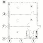 Планировка 2-комнатной квартиры, 63,17 м2