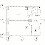Планировка 1-комнатной квартиры, 42,15 м2