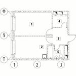 Планировка 1-комнатной квартиры, 41,12 м2