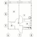 Планировка 1-комнатной квартиры, 41,91 м2