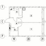 Планировка 1-комнатной квартиры, 43,07 м2