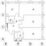Планировка 3-комнатной квартиры, 78,74 м2